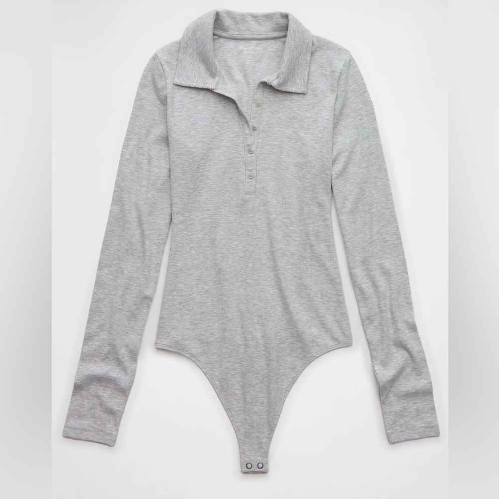 AE Long-Sleeve Collared Bodysuit NWT